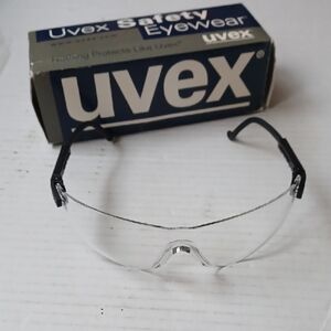 4/$40 New Uvex Safety Eyewear with Black Frame